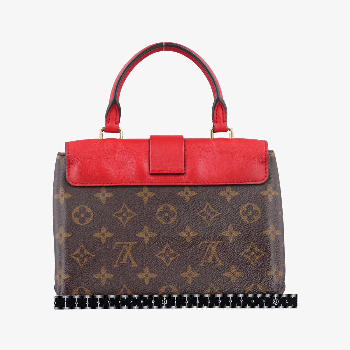 Vintage Louis Vuitton Locky BB Monogram/Brown×Coqulicot Monogram canvas×calf leather M44322 shoulderbag | stylenewstar