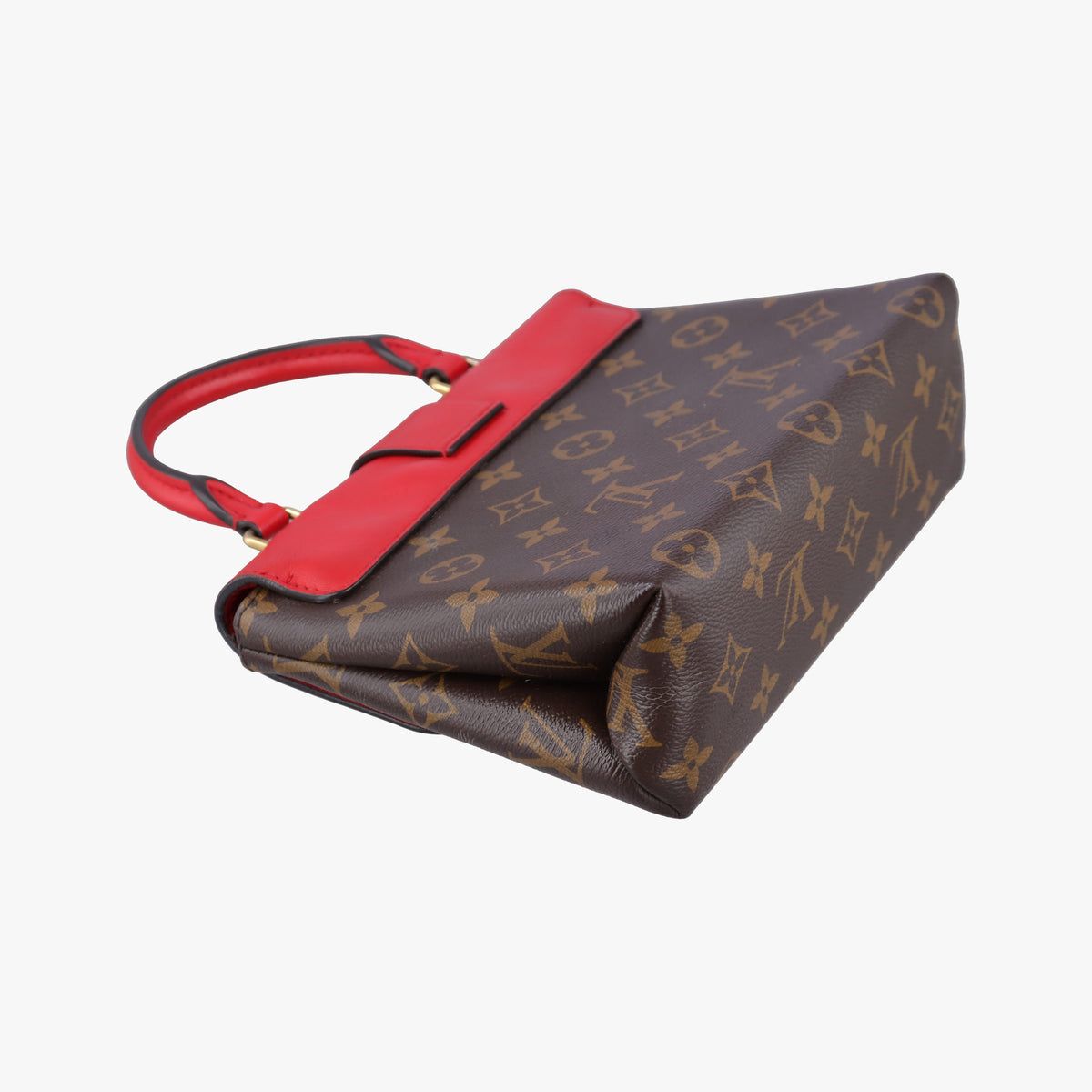 Vintage Louis Vuitton Locky BB Monogram/Brown×Coqulicot Monogram canvas×calf leather M44322 shoulderbag | stylenewstar