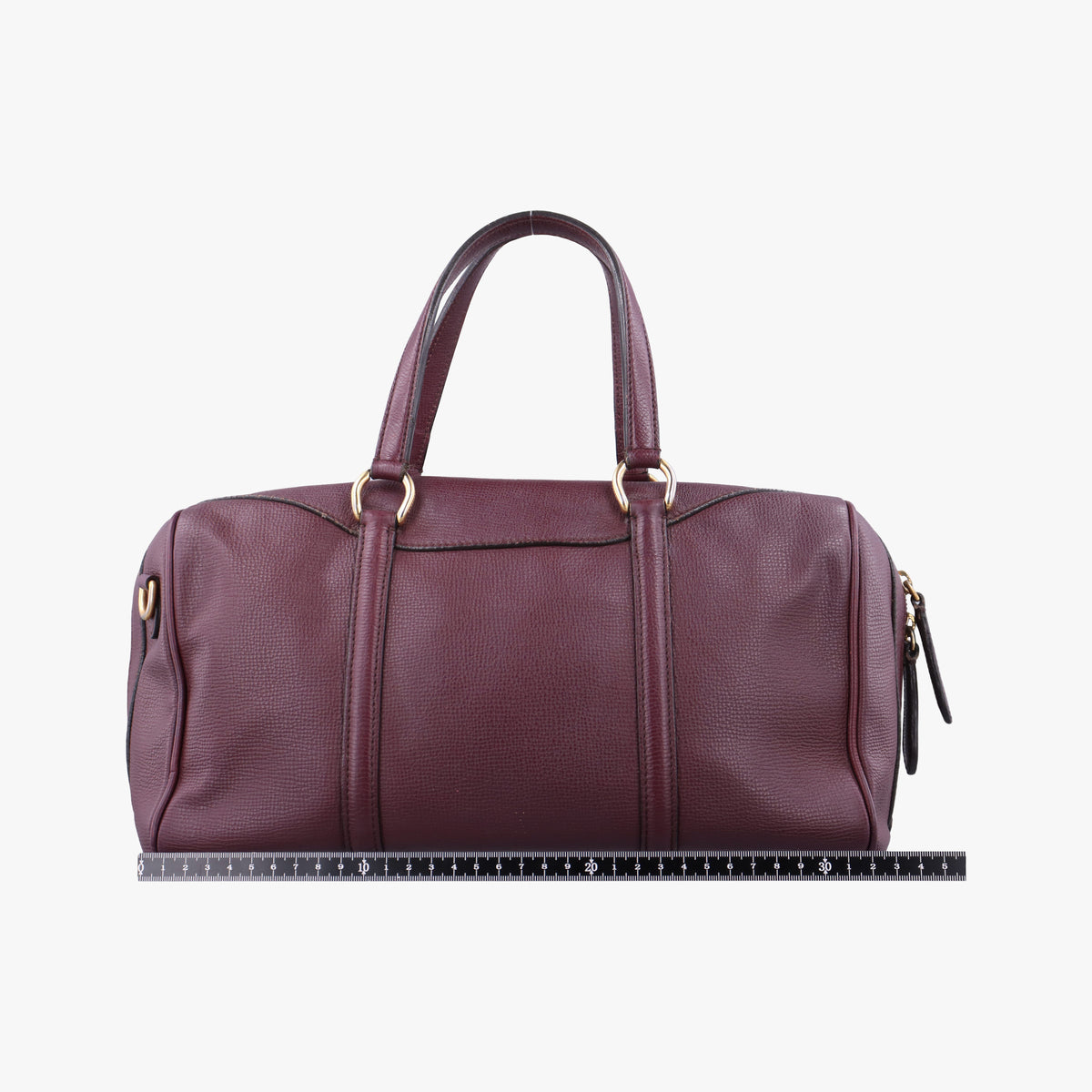 Vintage Burberry Alchester Burgundy Leather  handbag | stylenewstar