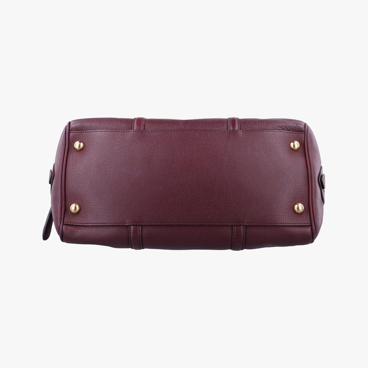 Vintage Burberry Alchester Burgundy Leather  handbag | stylenewstar