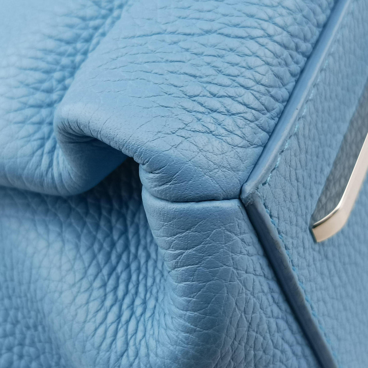 Pre-owned Balenciaga Le Dix Blue leather  shoulderbag | stylenewstar