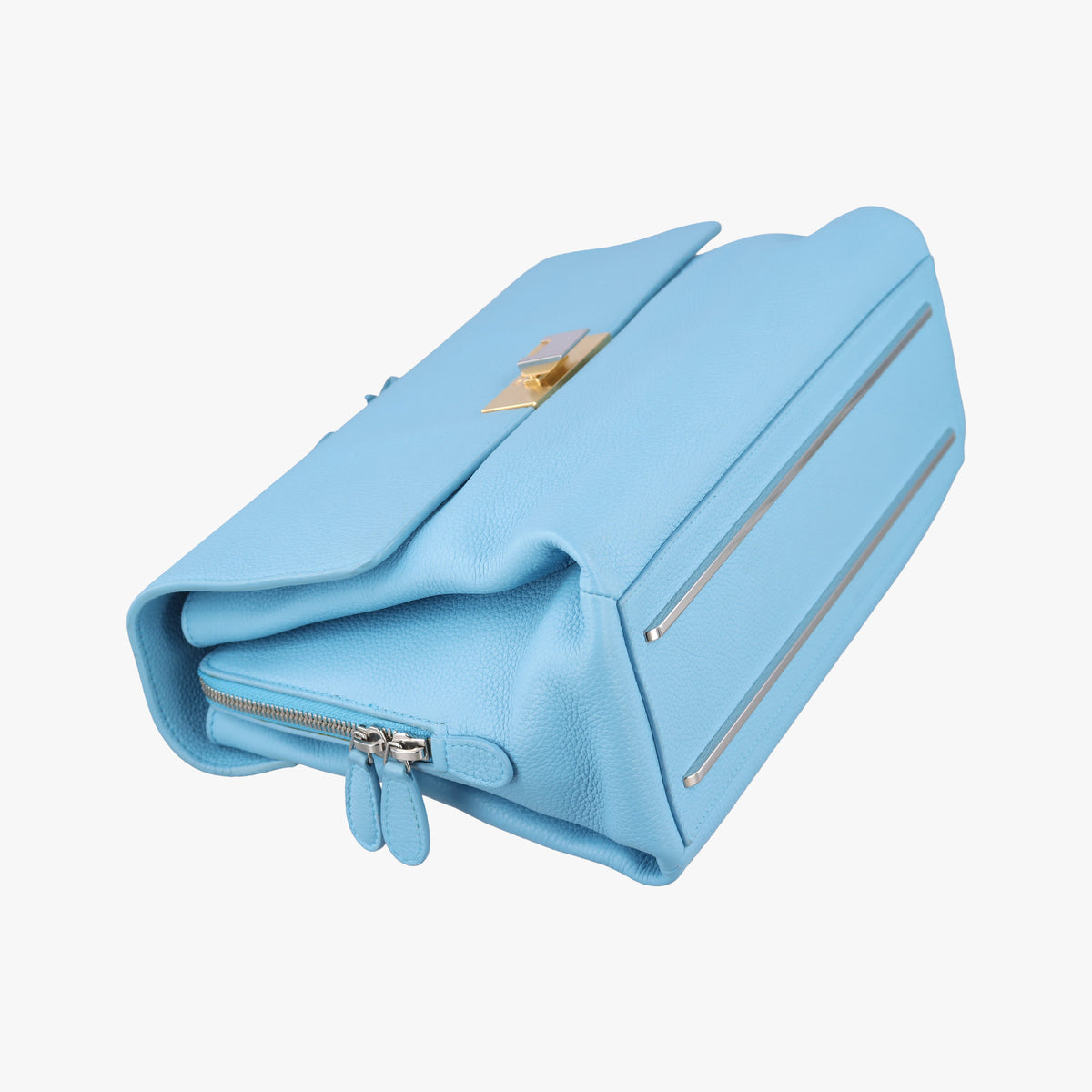 Pre-owned Balenciaga Le Dix Blue leather  shoulderbag | stylenewstar