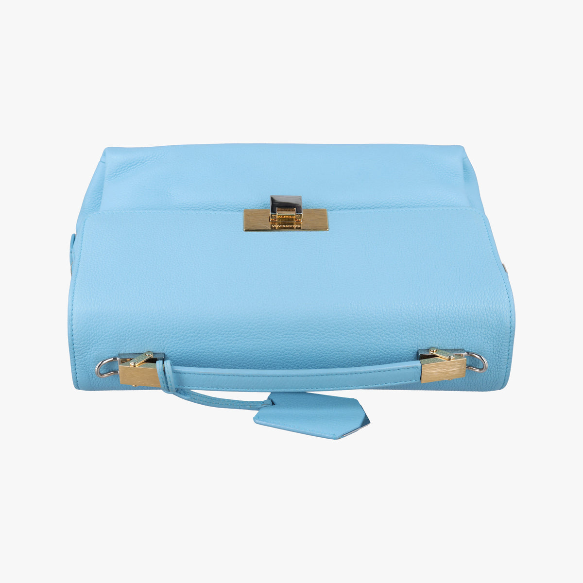 Pre-owned Balenciaga Le Dix Blue leather  shoulderbag | stylenewstar
