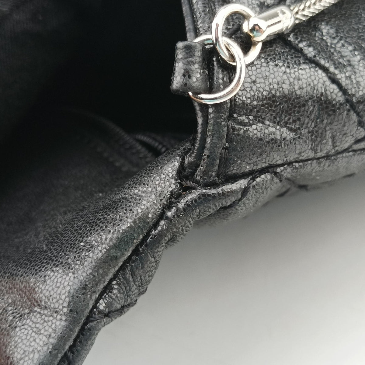 Pre-owned Chanel 2.55 Classic Flap Black Leather A46213 shoulderbag | stylenewstar