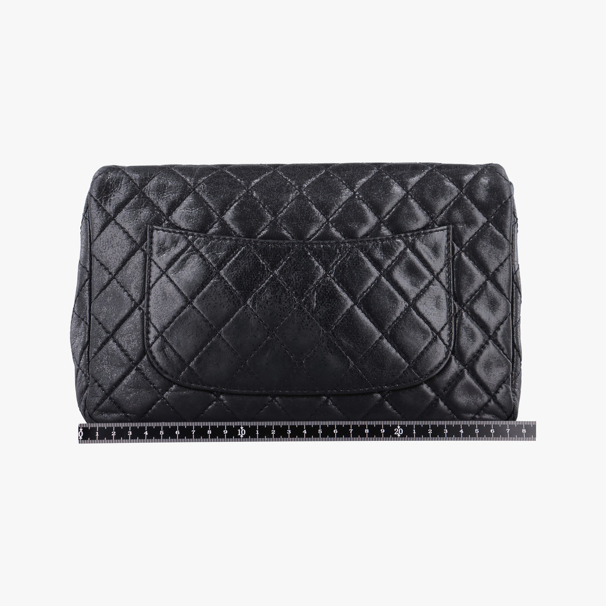 Pre-owned Chanel 2.55 Classic Flap Black Leather A46213 shoulderbag | stylenewstar