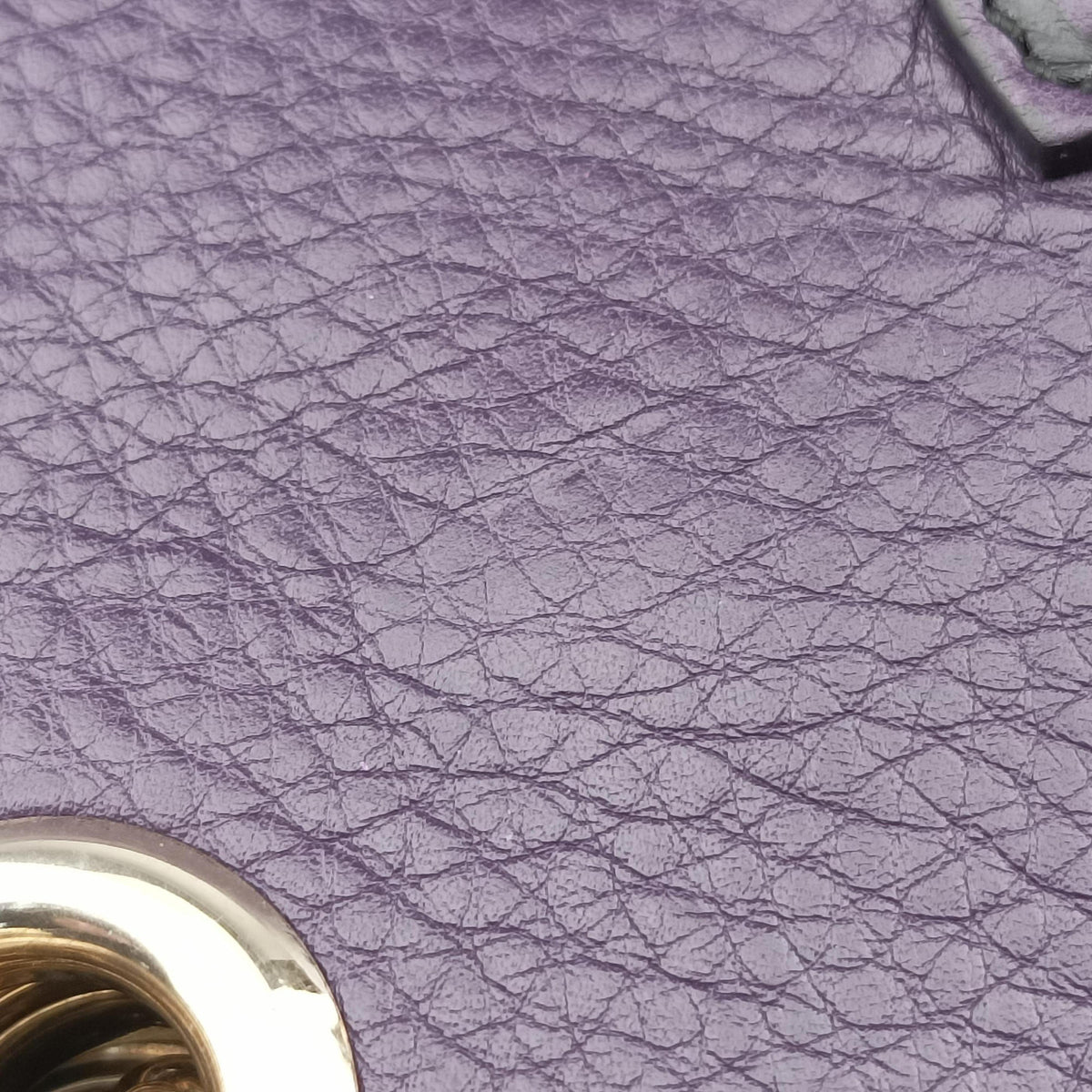 Pre-owned Gucci Emily Purple Leather 295403 shoulderbag | stylenewstar