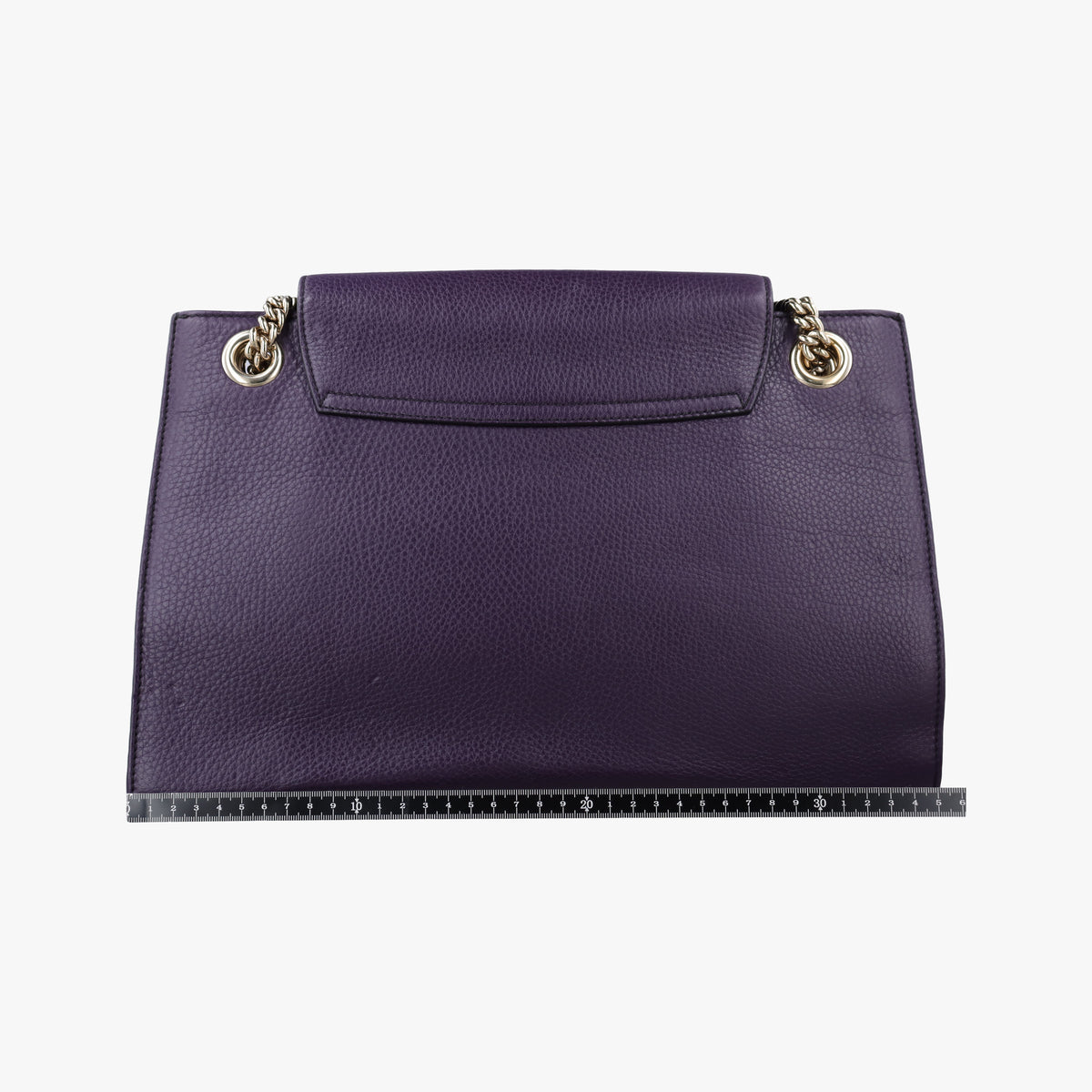 Pre-owned Gucci Emily Purple Leather 295403 shoulderbag | stylenewstar