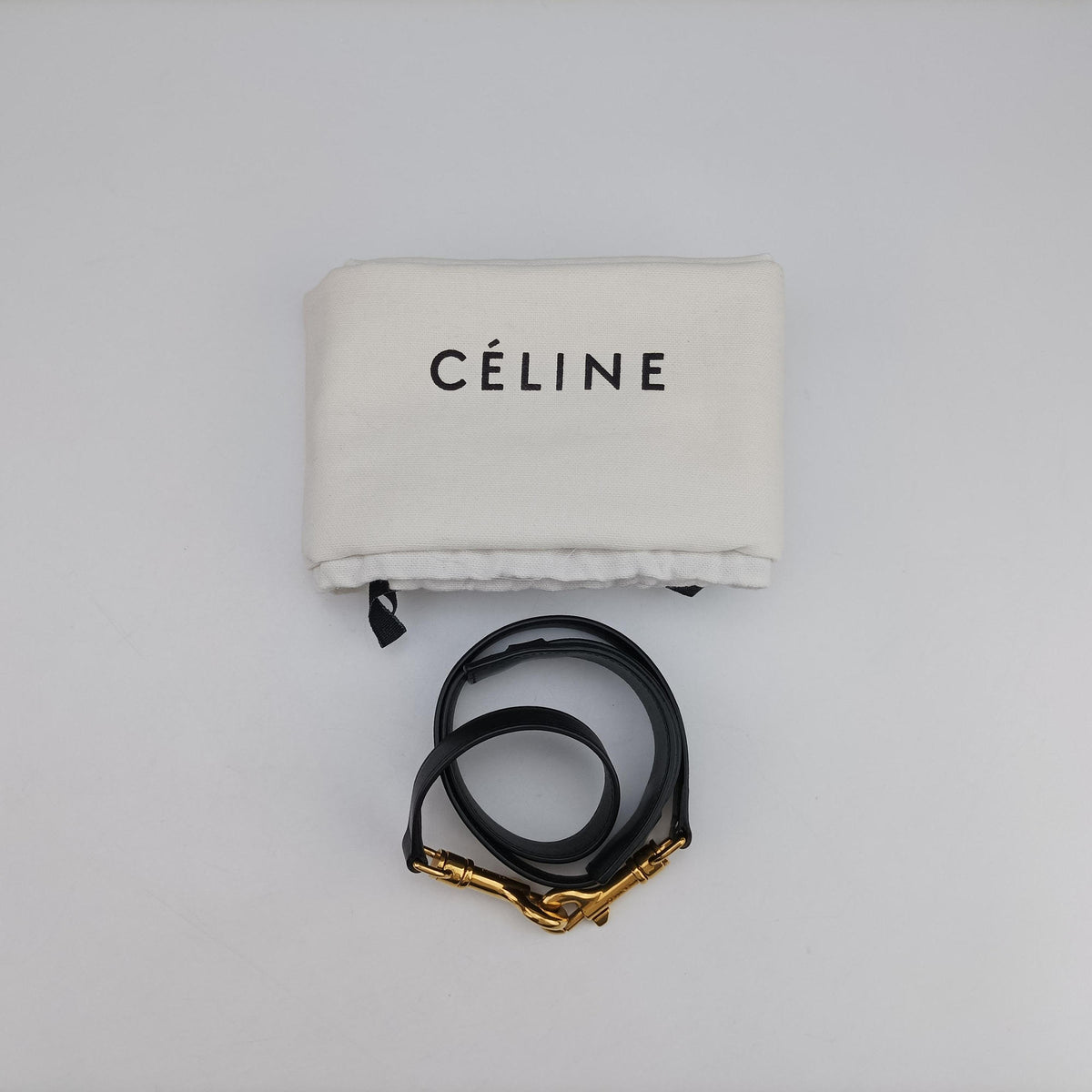 Pre-owned Celine Trapeze Beige×black×pink Suede × leather  shoulderbag | stylenewstar