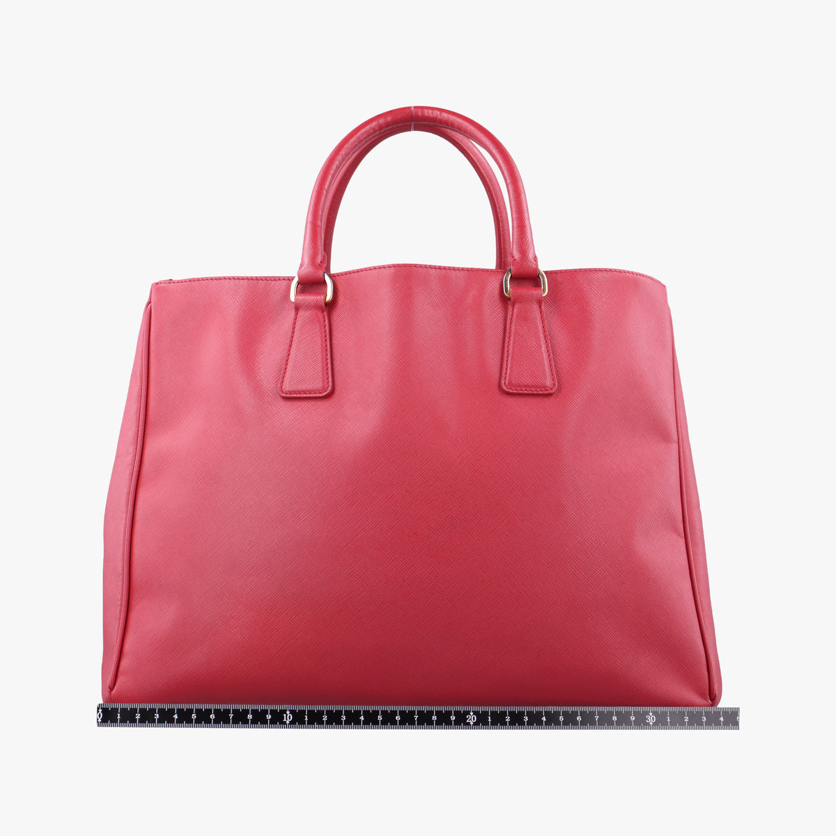 Pre-owned Prada Galleria Red SAFFIANO Leather BN1786 handbag | stylenewstar