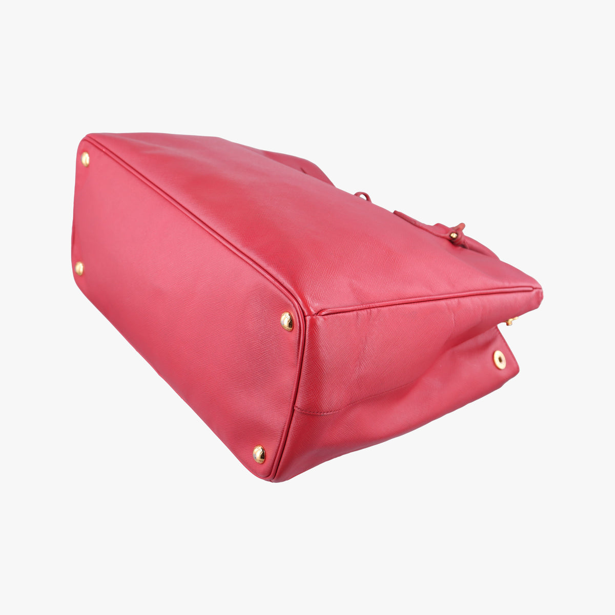 Pre-owned Prada Galleria Red SAFFIANO Leather BN1786 handbag | stylenewstar