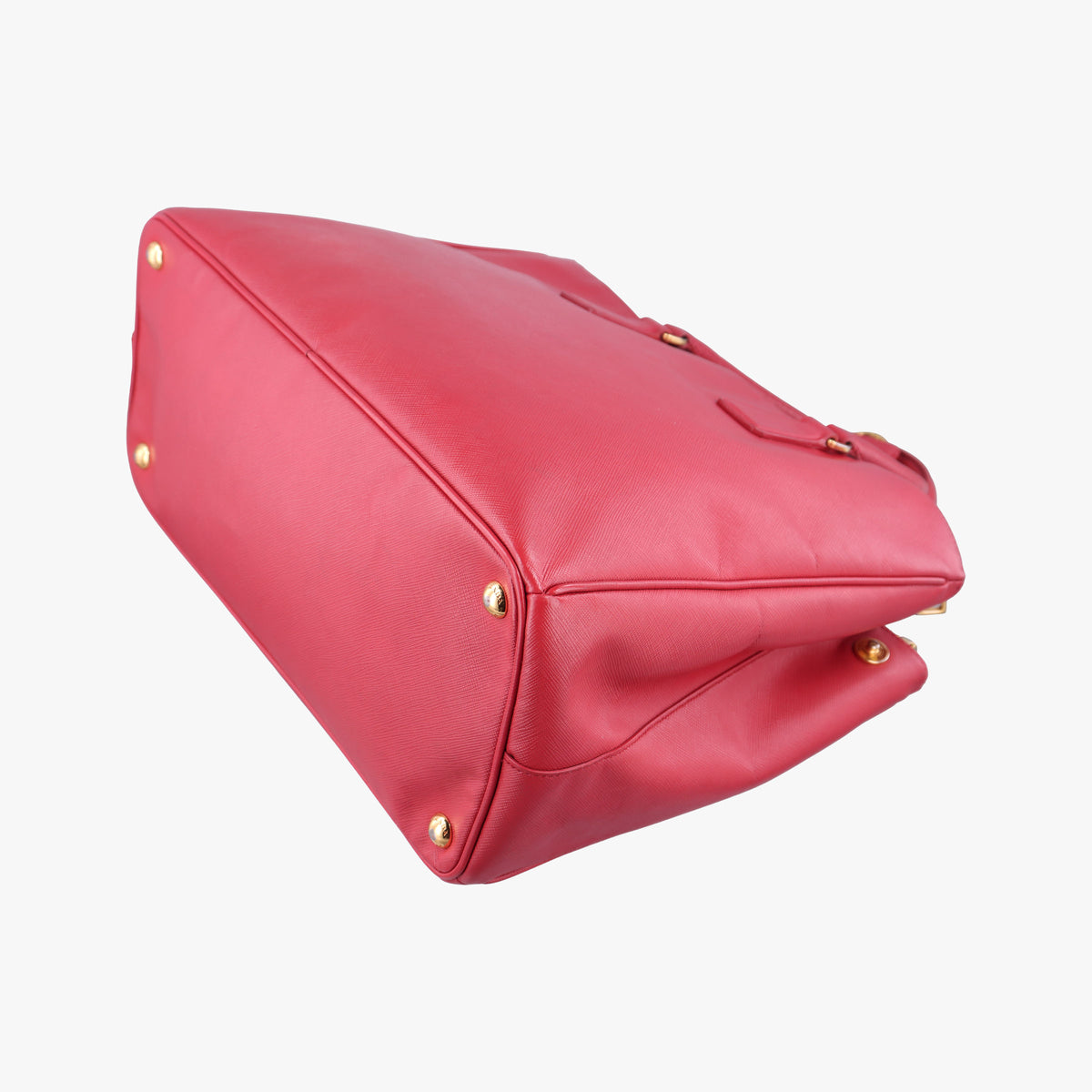 Pre-owned Prada Galleria Red SAFFIANO Leather BN1786 handbag | stylenewstar