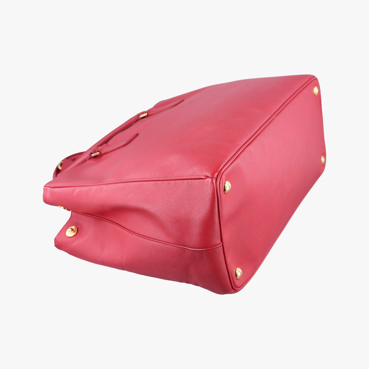 Pre-owned Prada Galleria Red SAFFIANO Leather BN1786 handbag | stylenewstar