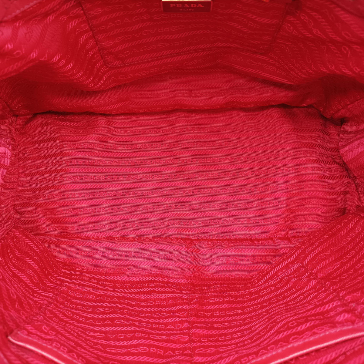 Pre-owned Prada Galleria Red SAFFIANO Leather BN1786 handbag | stylenewstar
