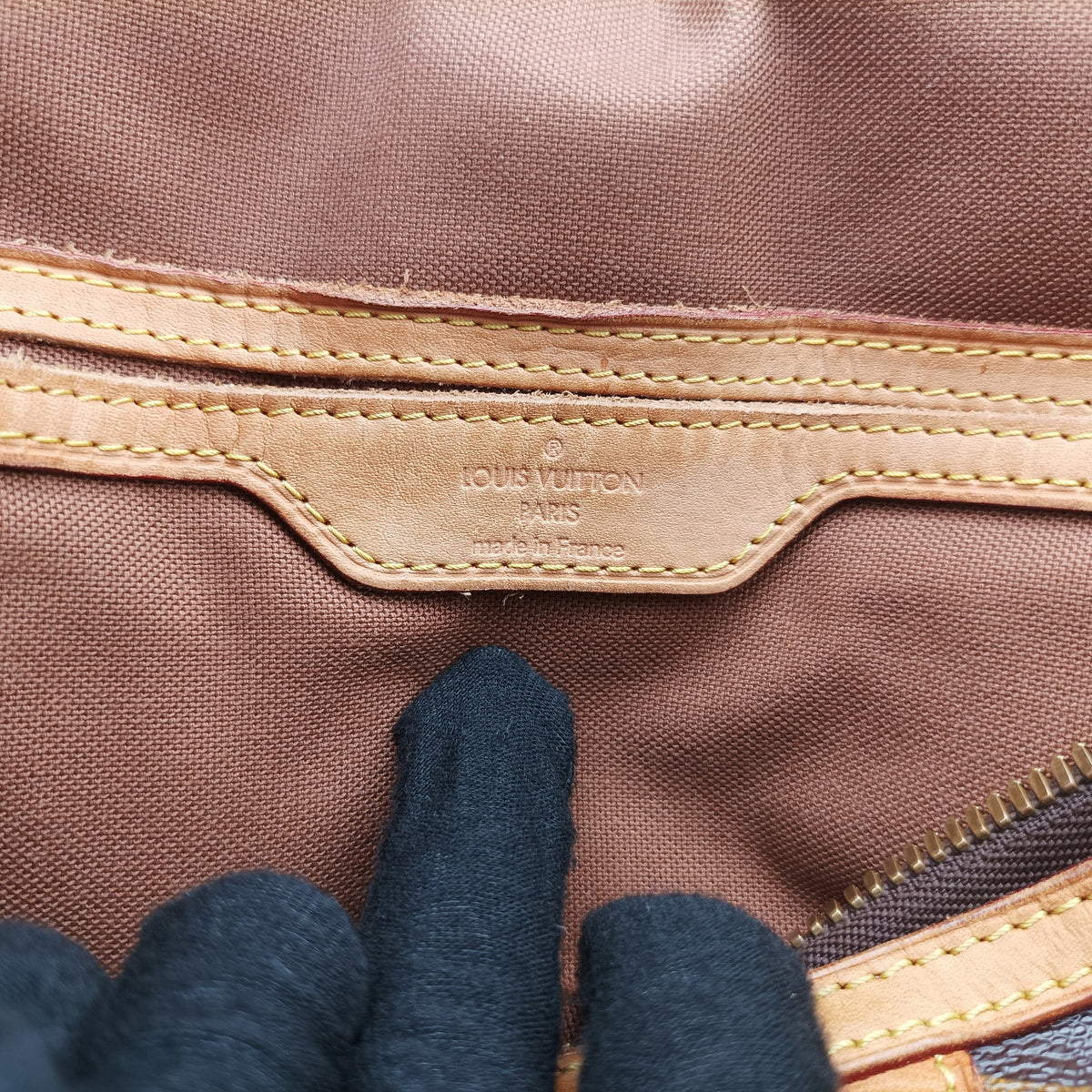 Pre-owned Louis Vuitton Palermo GM Brown Monogram canvas M40146 handbag | stylenewstar