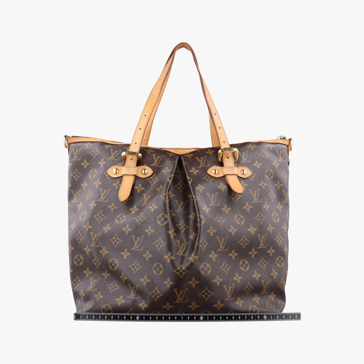 Pre-owned Louis Vuitton Palermo GM Brown Monogram canvas M40146 handbag | stylenewstar