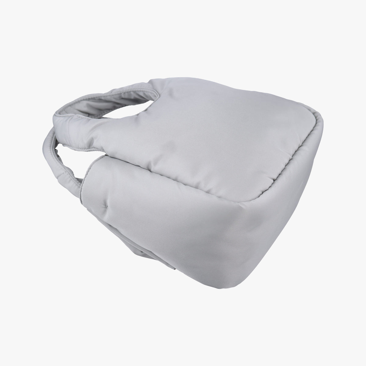 Secondhand Prada Ribbon Re-Nylon Grey Nylon 1BA359 shoulderbag | stylenewstar