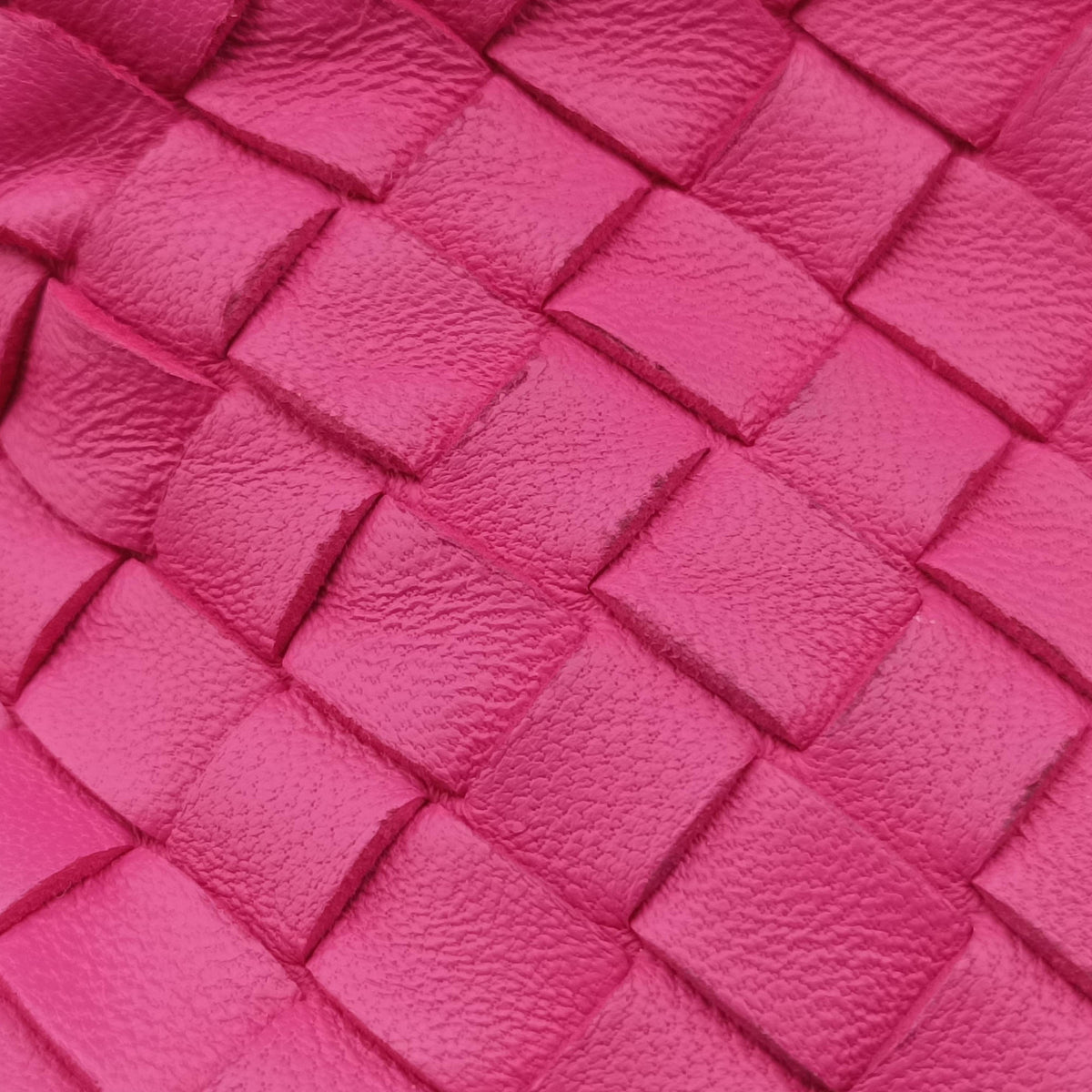 Pre-owned Bottega Veneta Intrecciato Rose lambskin  handbag | stylenewstar