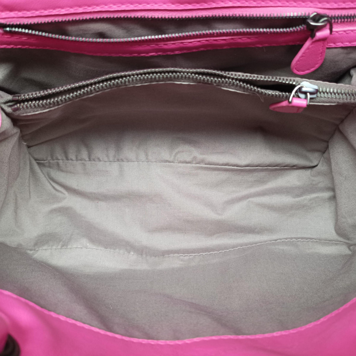 Pre-owned Bottega Veneta Intrecciato Rose lambskin  handbag | stylenewstar