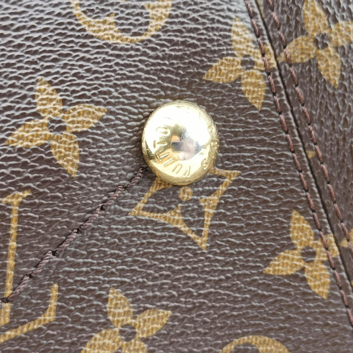 Pre-owned Louis Vuitton ARTSY MM BROWN Monogram Canvas M40249 handbag | stylenewstar
