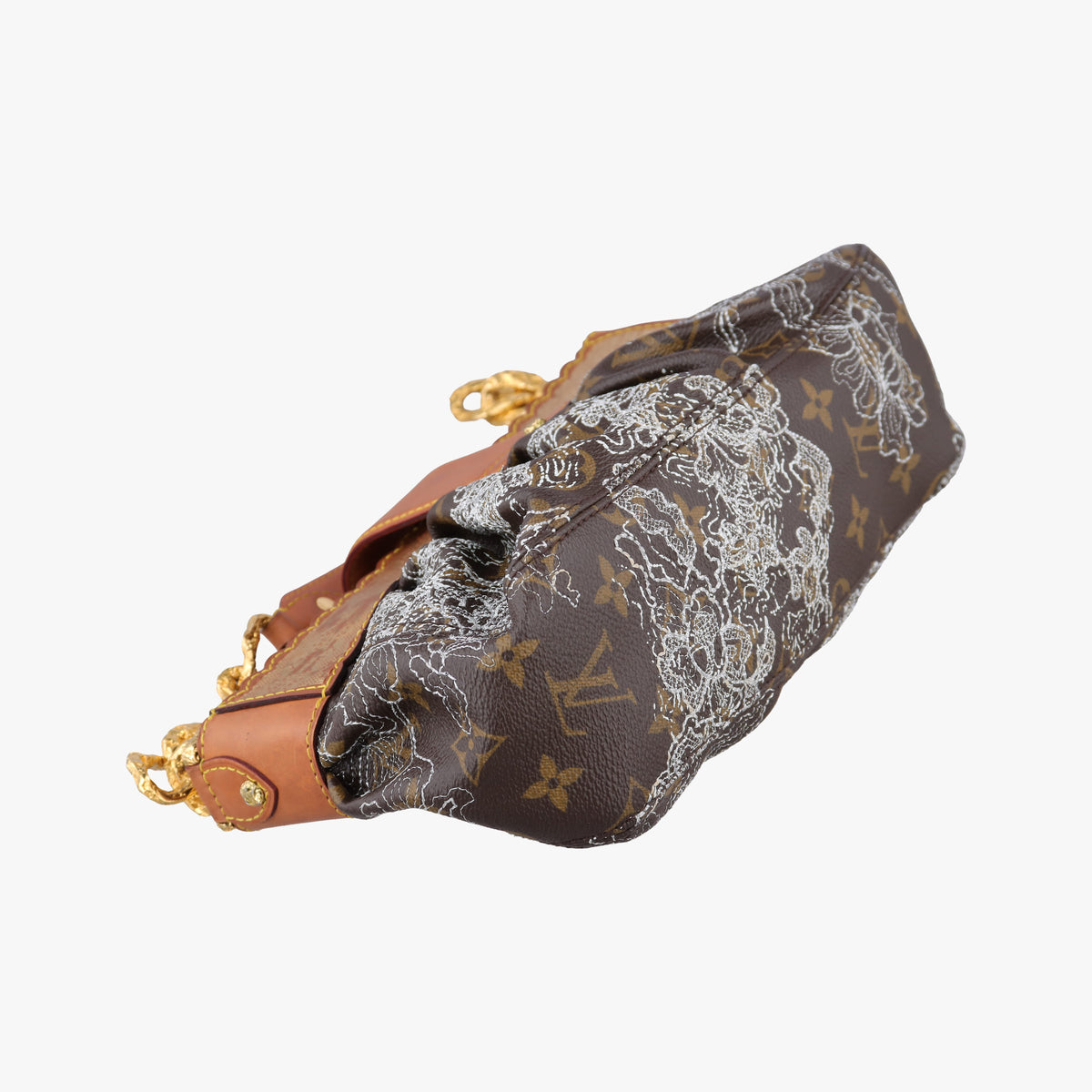 Pre-owned Louis Vuitton Kirsten Brown Monogram Dentelle Kirsten M95403 shoulderbag | stylenewstar