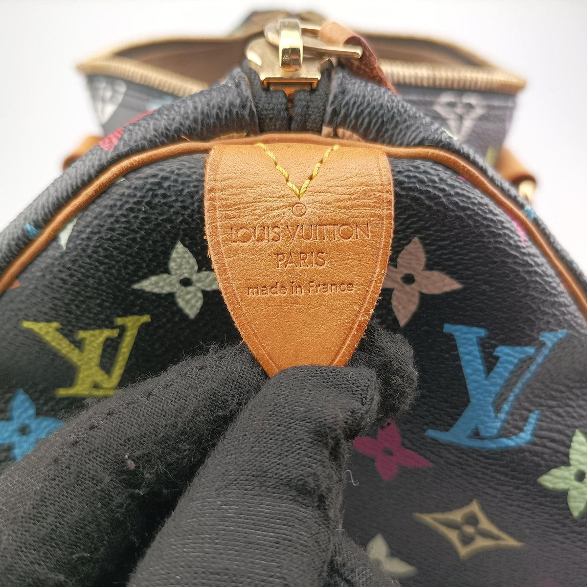 Secondhand Louis Vuitton Keepall 45 noir Monogram Multicolor M92640 handbag | stylenewstar
