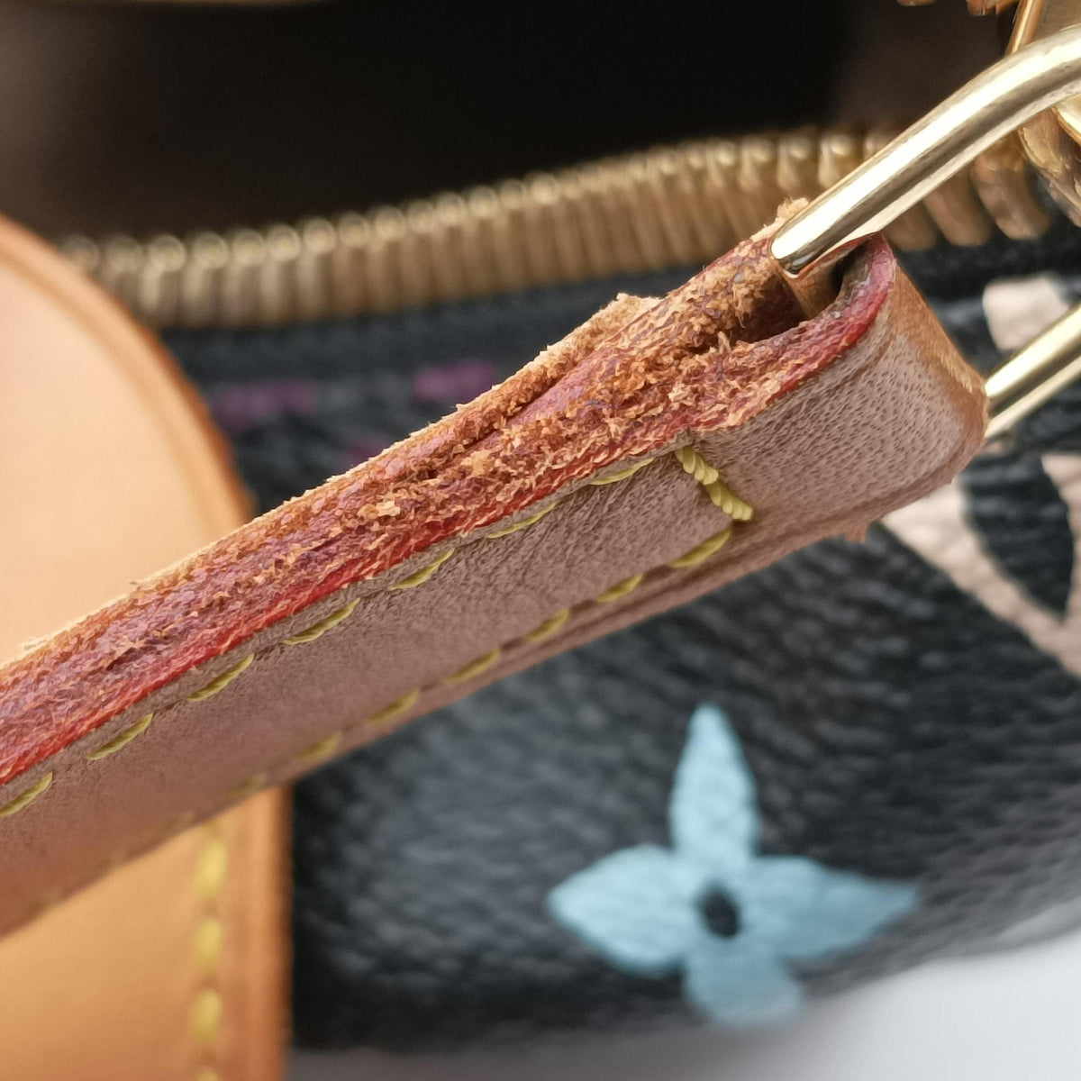 Secondhand Louis Vuitton Keepall 45 noir Monogram Multicolor M92640 handbag | stylenewstar