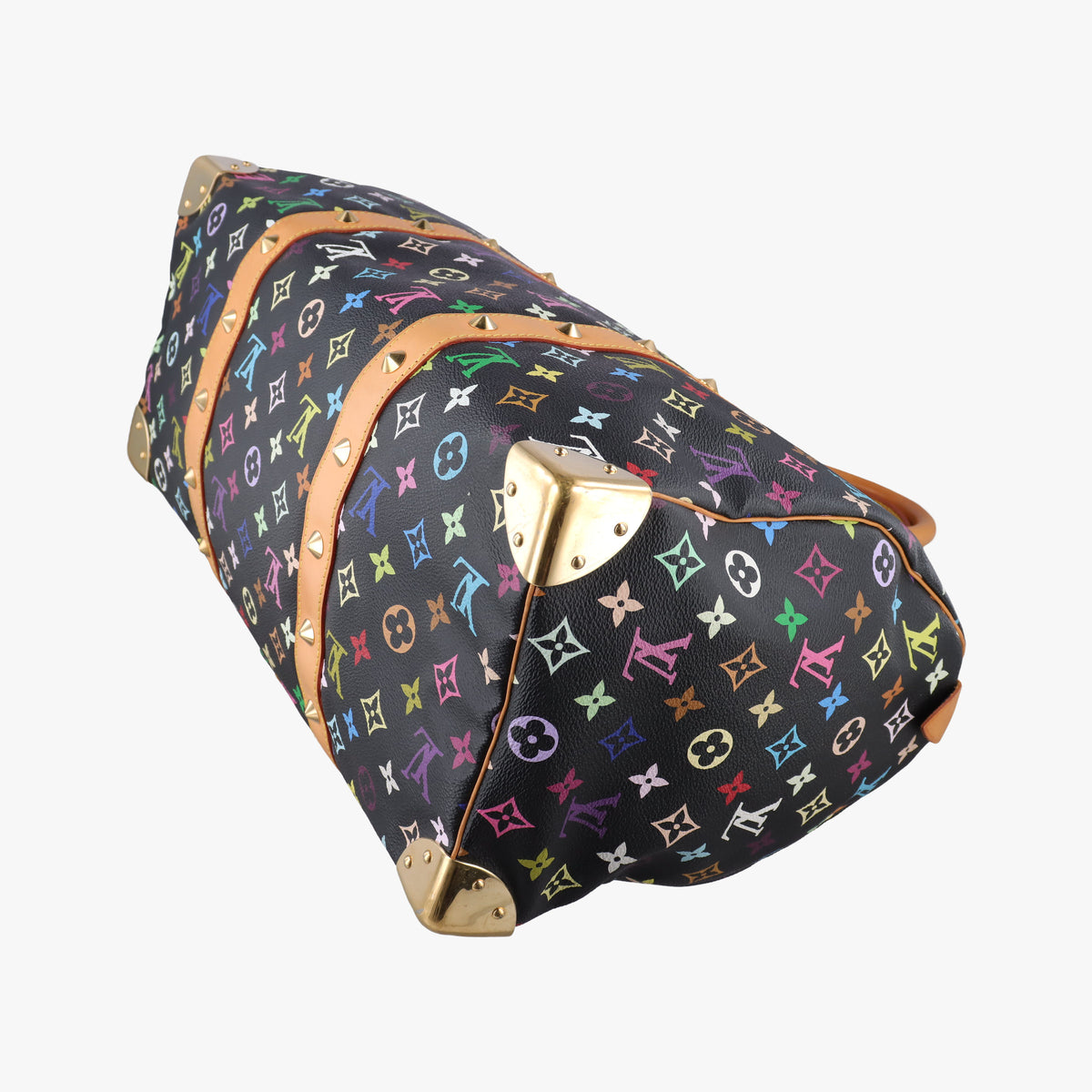 Secondhand Louis Vuitton Keepall 45 noir Monogram Multicolor M92640 handbag | stylenewstar