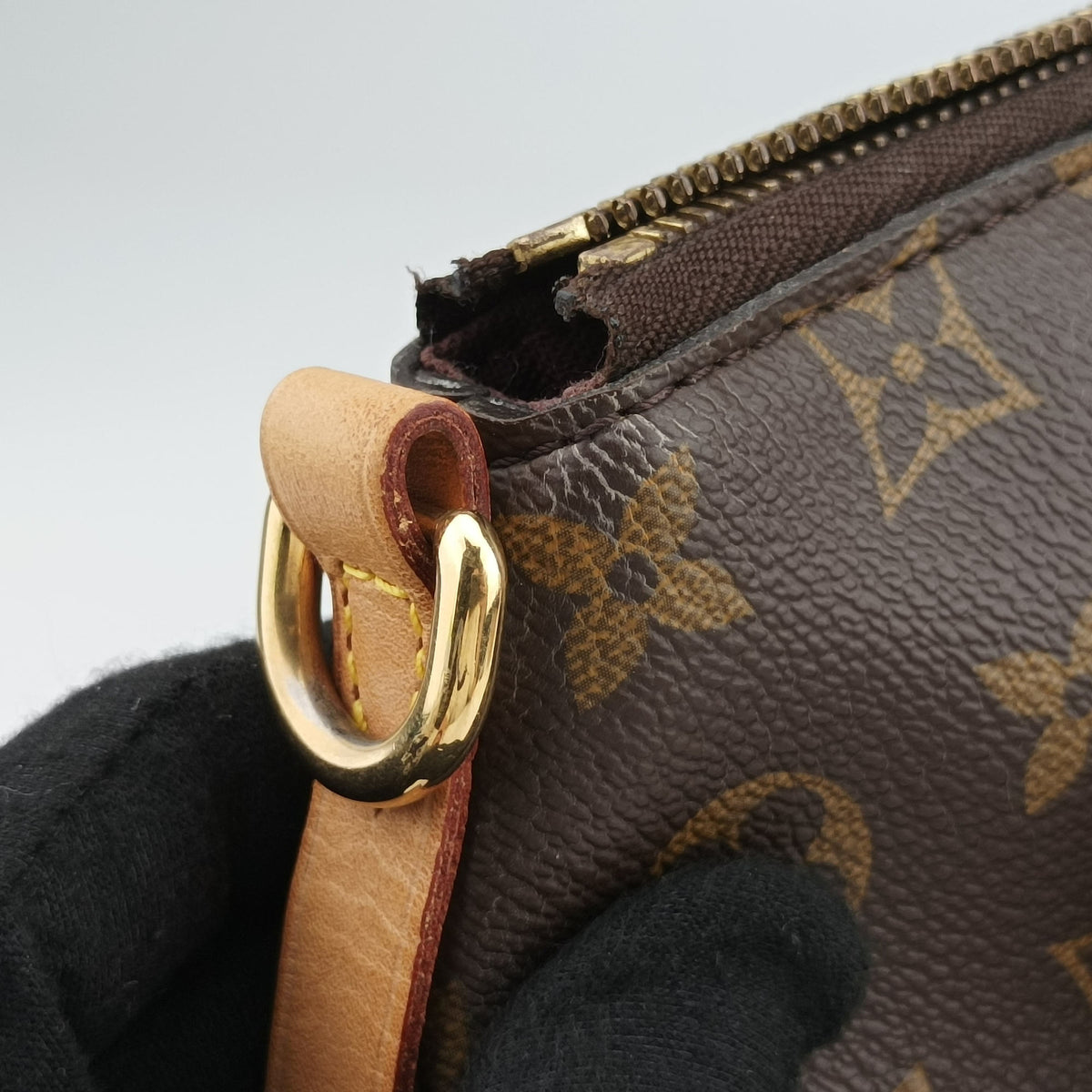 Pre-owned Louis Vuitton TURENNE PM Brown Monogram Canvas M48813 shoulderbag | stylenewstar