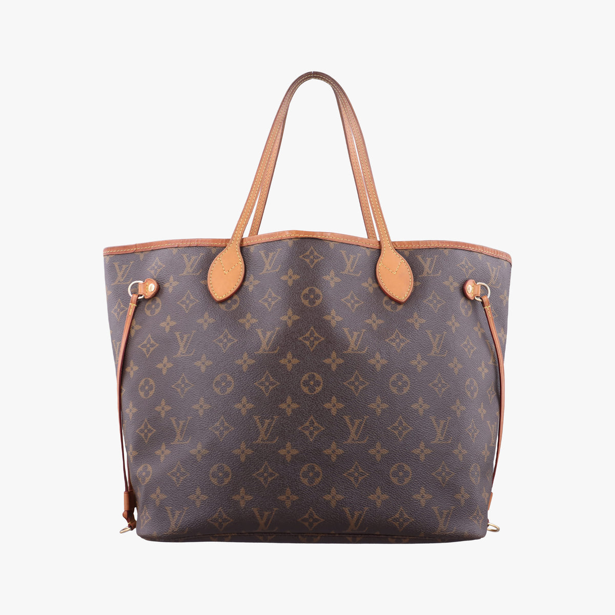 Pre-owned Louis Vuitton NEVERFULLMM Brown Monogram Canvas M40156 handbag | stylenewstar