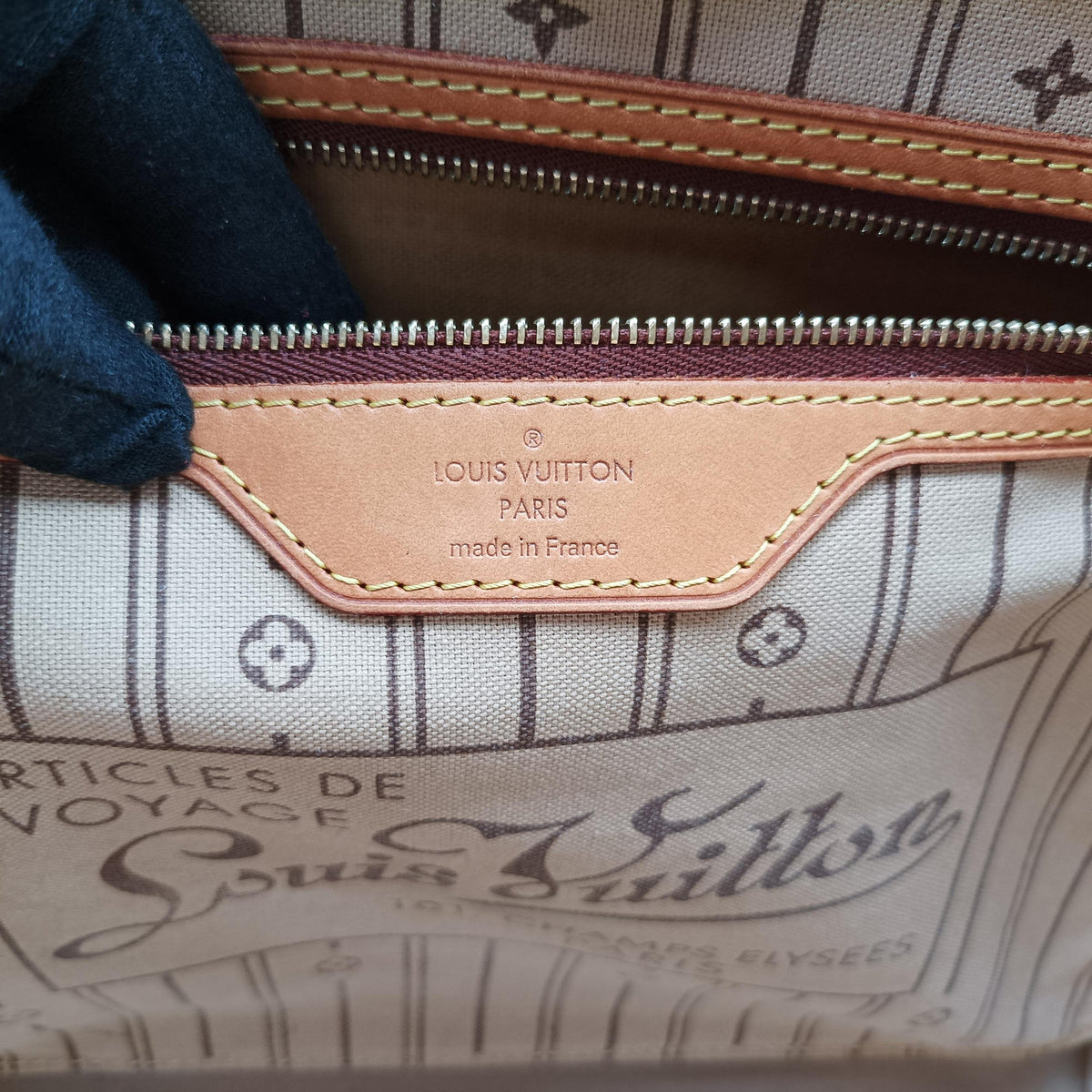 Pre-owned Louis Vuitton NEVERFULLMM Brown Monogram Canvas M40156 handbag | stylenewstar