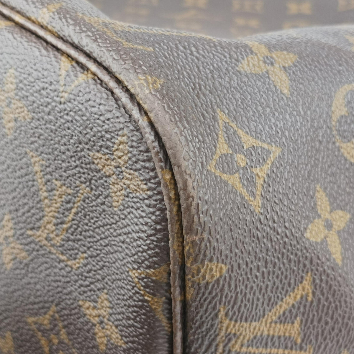 Pre-owned Louis Vuitton NEVERFULLMM Brown Monogram Canvas M40156 handbag | stylenewstar