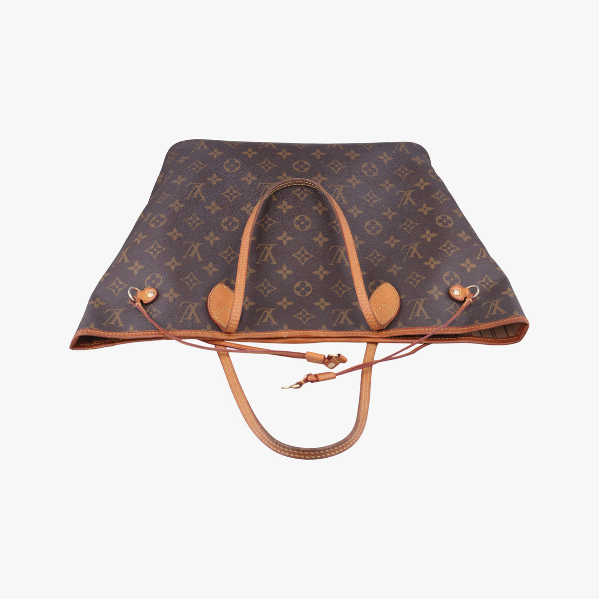 Pre-owned Louis Vuitton NEVERFULLMM Brown Monogram Canvas M40156 handbag | stylenewstar