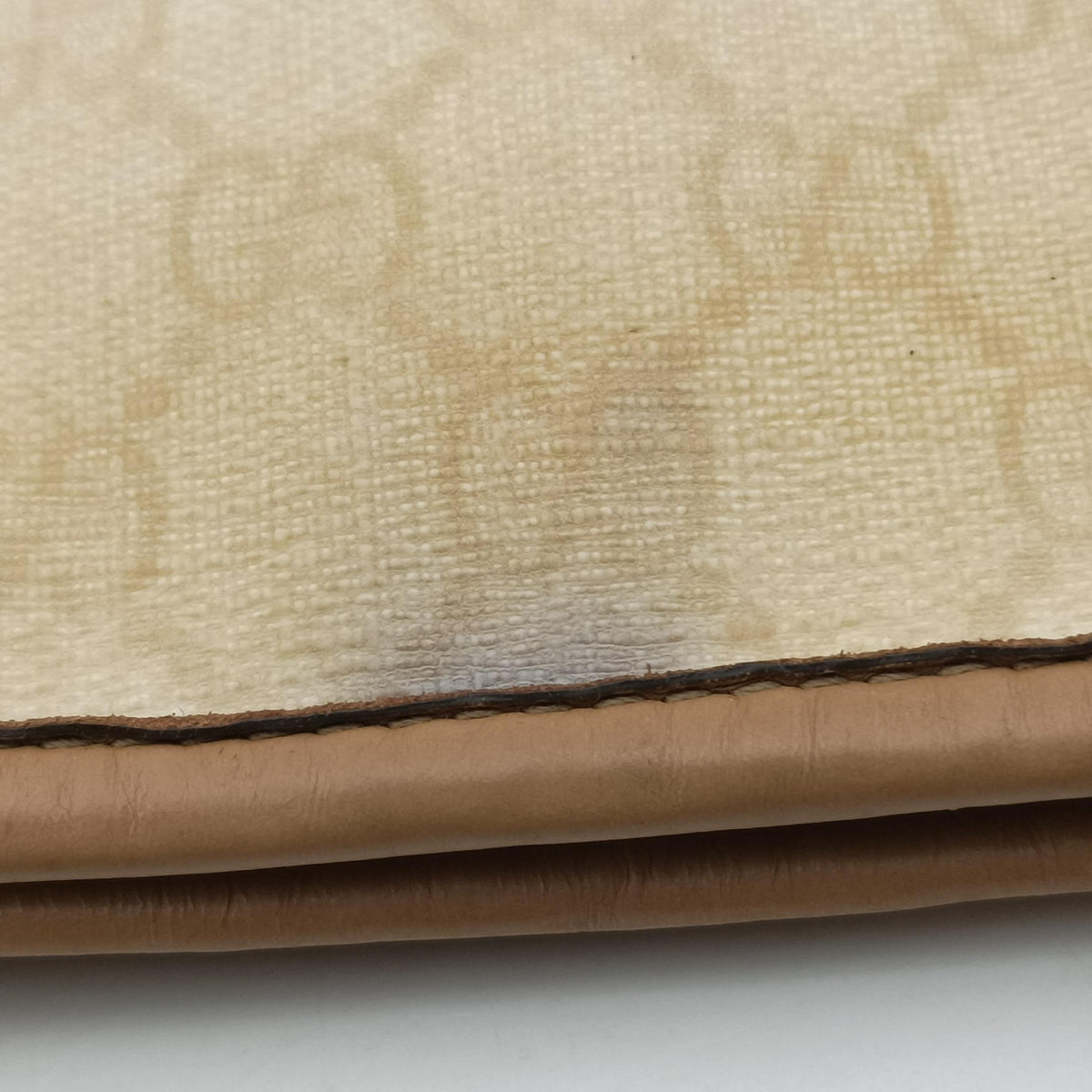 Pre-owned Gucci Guccissima GG Imprime Beige PVC coated canvas 211120 handbag | stylenewstar