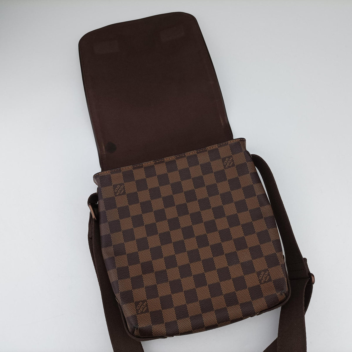 Pre-owned Louis Vuitton BROOKLYN PM EBENE Damier Canvas N51210 shoulderbag | stylenewstar