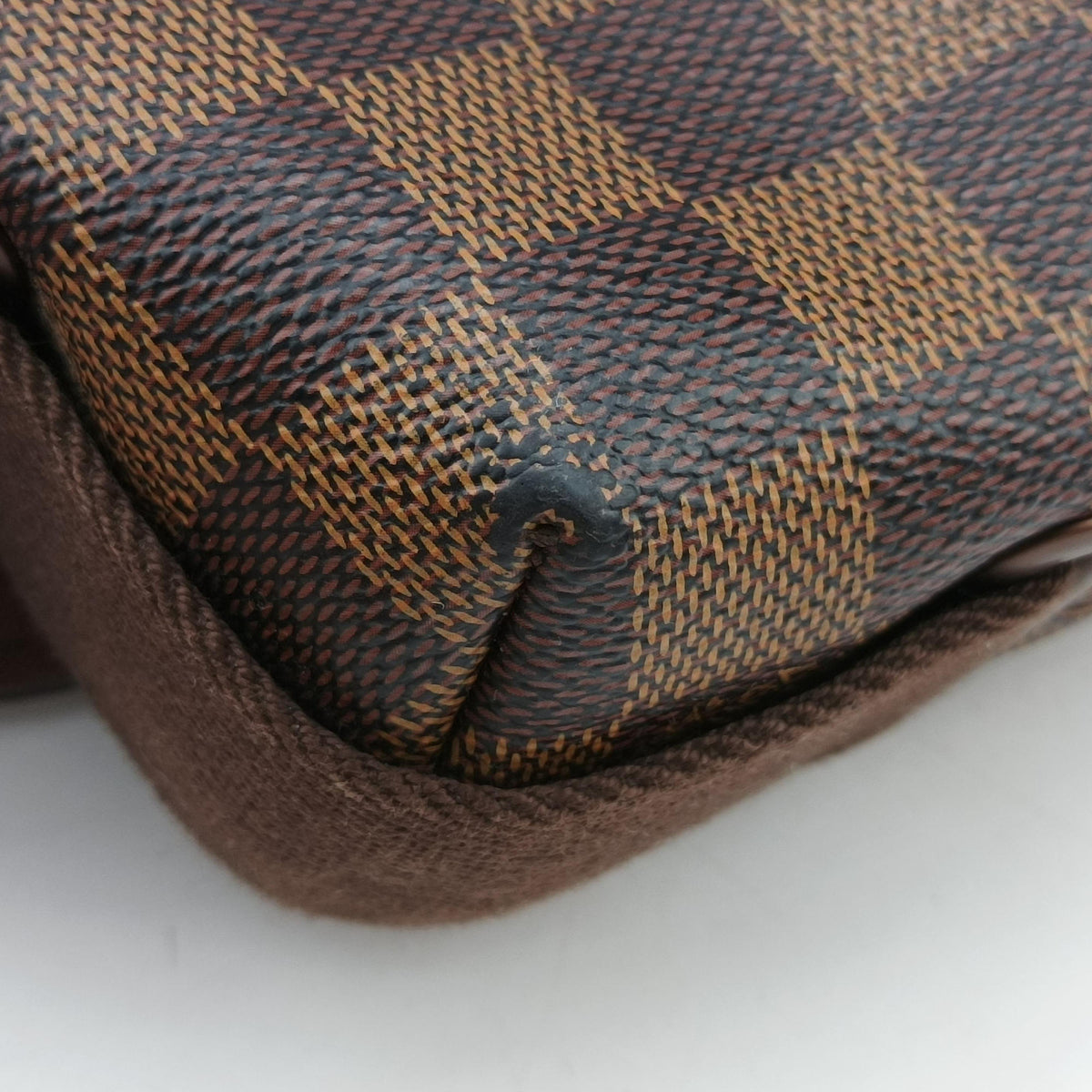 Pre-owned Louis Vuitton BROOKLYN PM EBENE Damier Canvas N51210 shoulderbag | stylenewstar