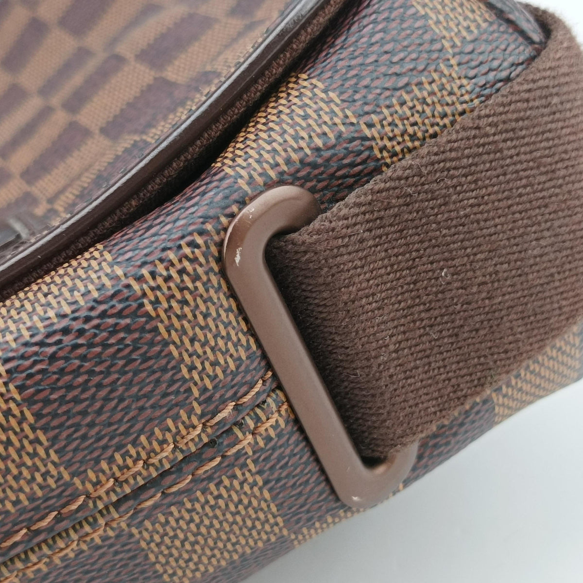 Pre-owned Louis Vuitton BROOKLYN PM EBENE Damier Canvas N51210 shoulderbag | stylenewstar