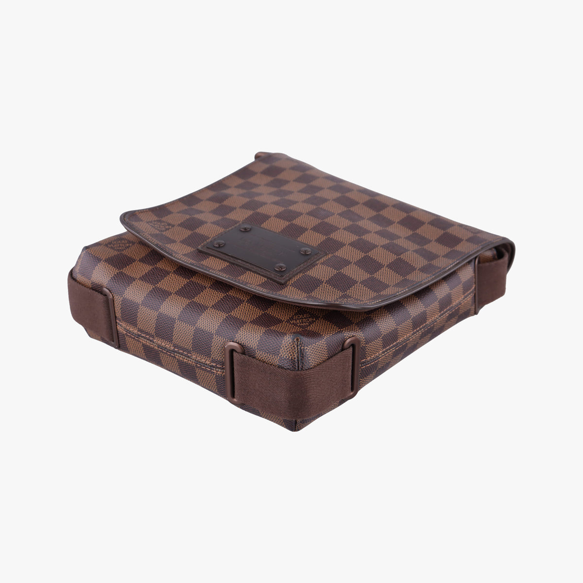 Pre-owned Louis Vuitton BROOKLYN PM EBENE Damier Canvas N51210 shoulderbag | stylenewstar