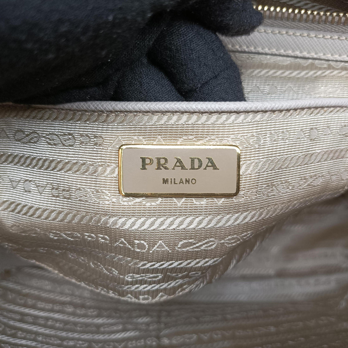 Secondhand Prada Galleria Beige SAFFIANO Leather BN1801 shoulderbag | stylenewstar