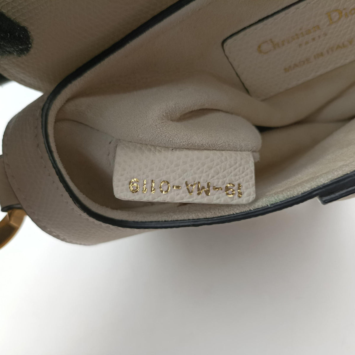 Pre-owned Christian Dior Saddle White Leather  handbag | stylenewstar