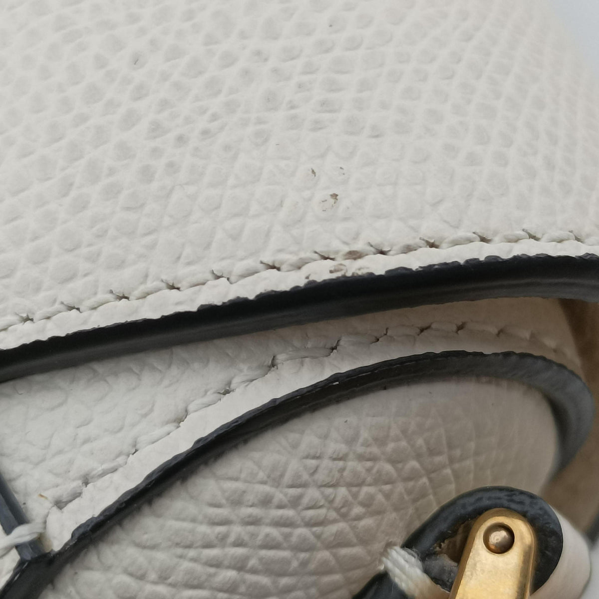 Pre-owned Christian Dior Saddle White Leather  handbag | stylenewstar
