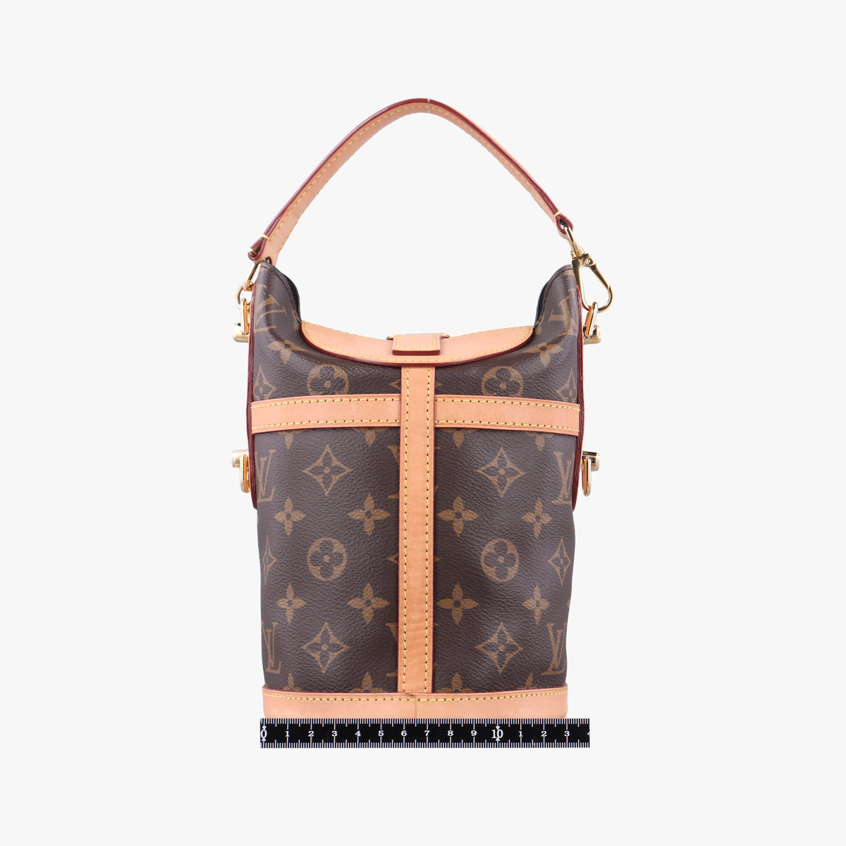 Pre-owned Louis Vuitton DUFFLE brown Monogram Canvas M43587 shoulderbag | stylenewstar