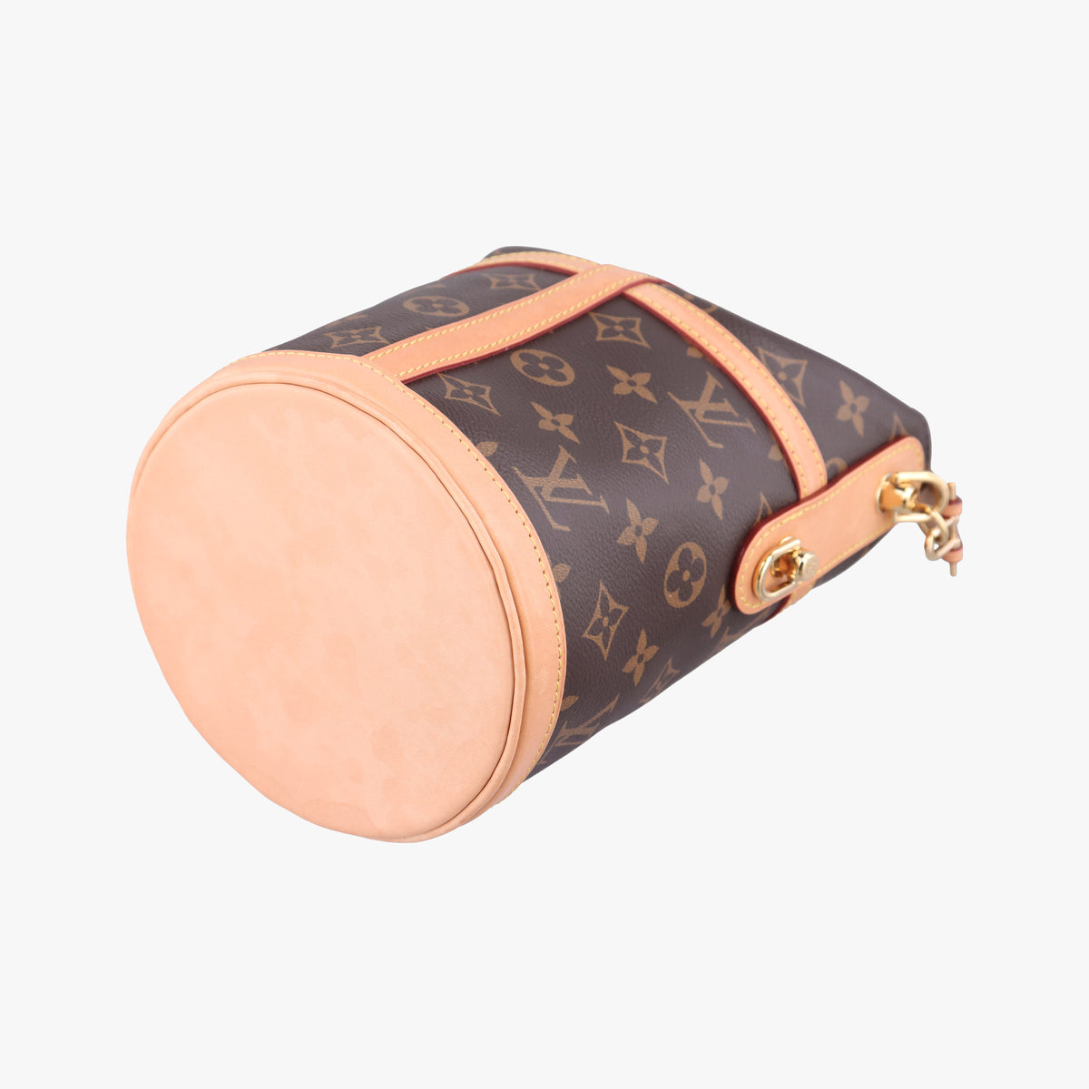 Pre-owned Louis Vuitton DUFFLE brown Monogram Canvas M43587 shoulderbag | stylenewstar