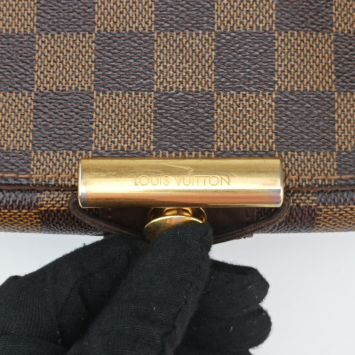 Pre-owned Louis Vuitton Bastille Messenger EBENE Damier Canvas N45258 crossbodybag | stylenewstar
