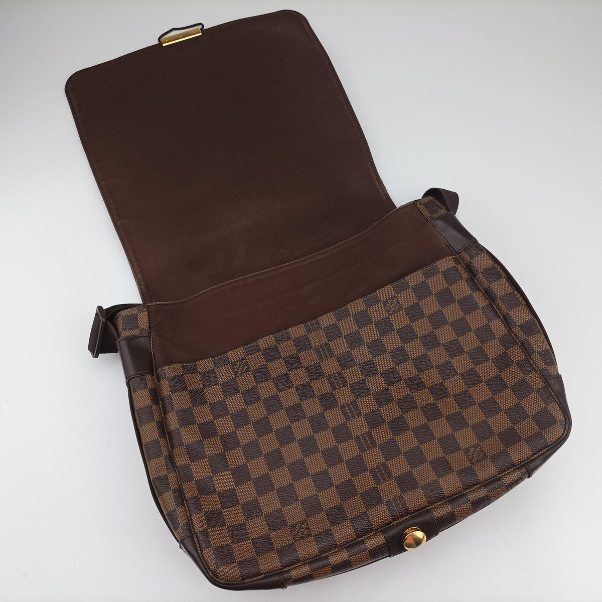 Pre-owned Louis Vuitton Bastille Messenger EBENE Damier Canvas N45258 crossbodybag | stylenewstar