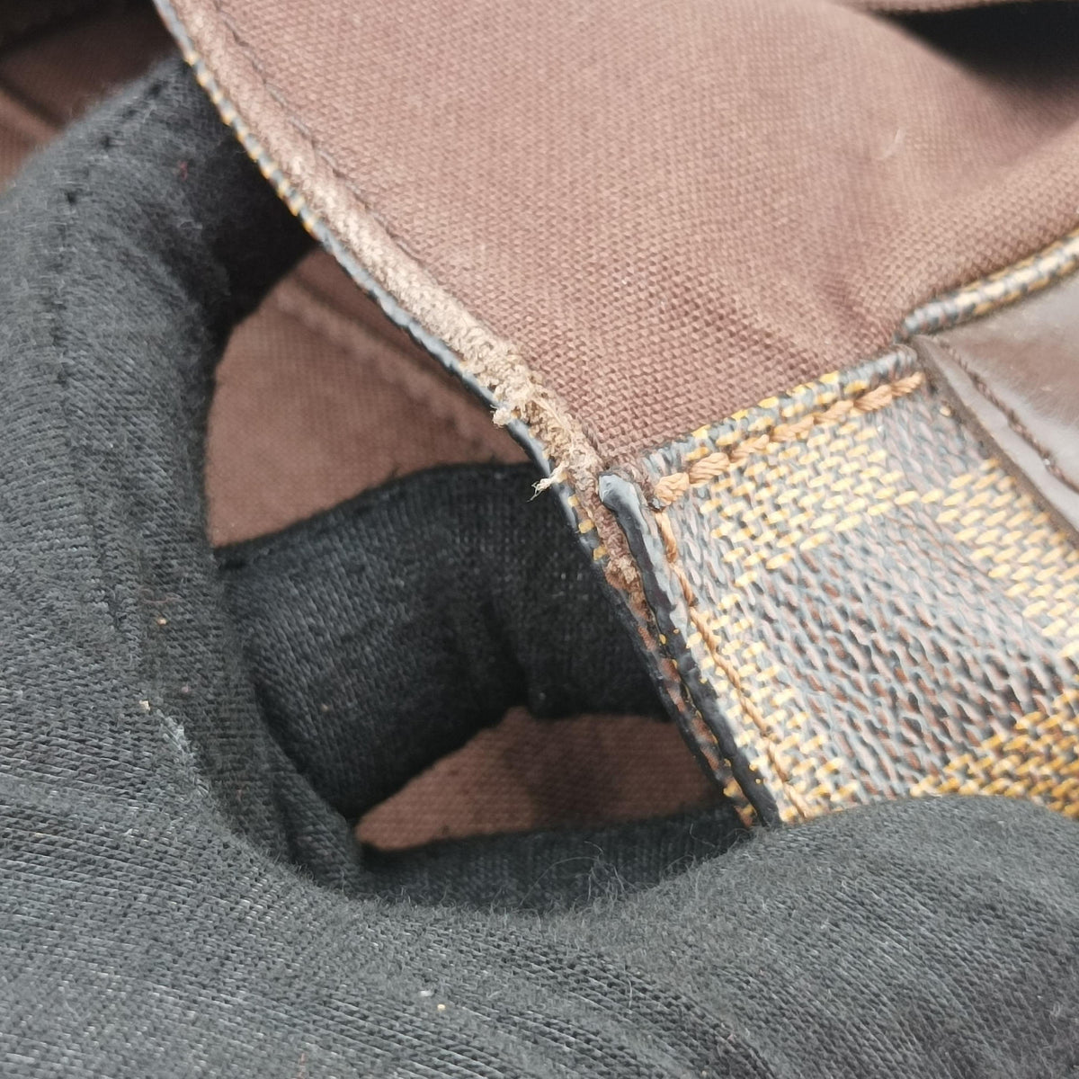 Vintage Louis Vuitton Bastille Messenger EBENE Damier Canvas N45258 crossbodybag | stylenewstar