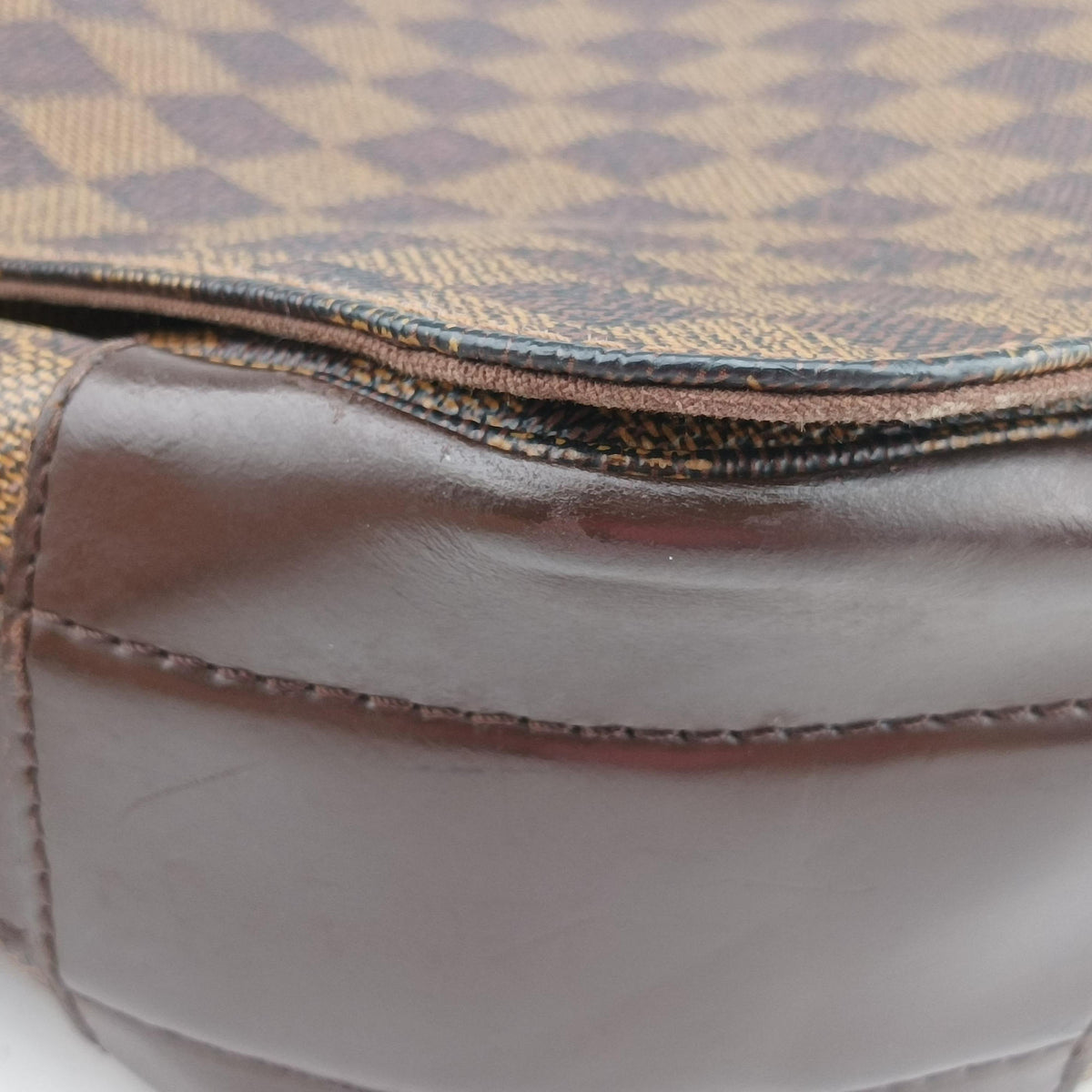 Pre-owned Louis Vuitton Bastille Messenger EBENE Damier Canvas N45258 crossbodybag | stylenewstar