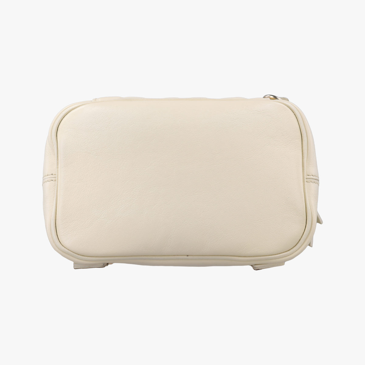 Pre-owned Chloe FAYE mini White leather  shoulderbag | stylenewstar