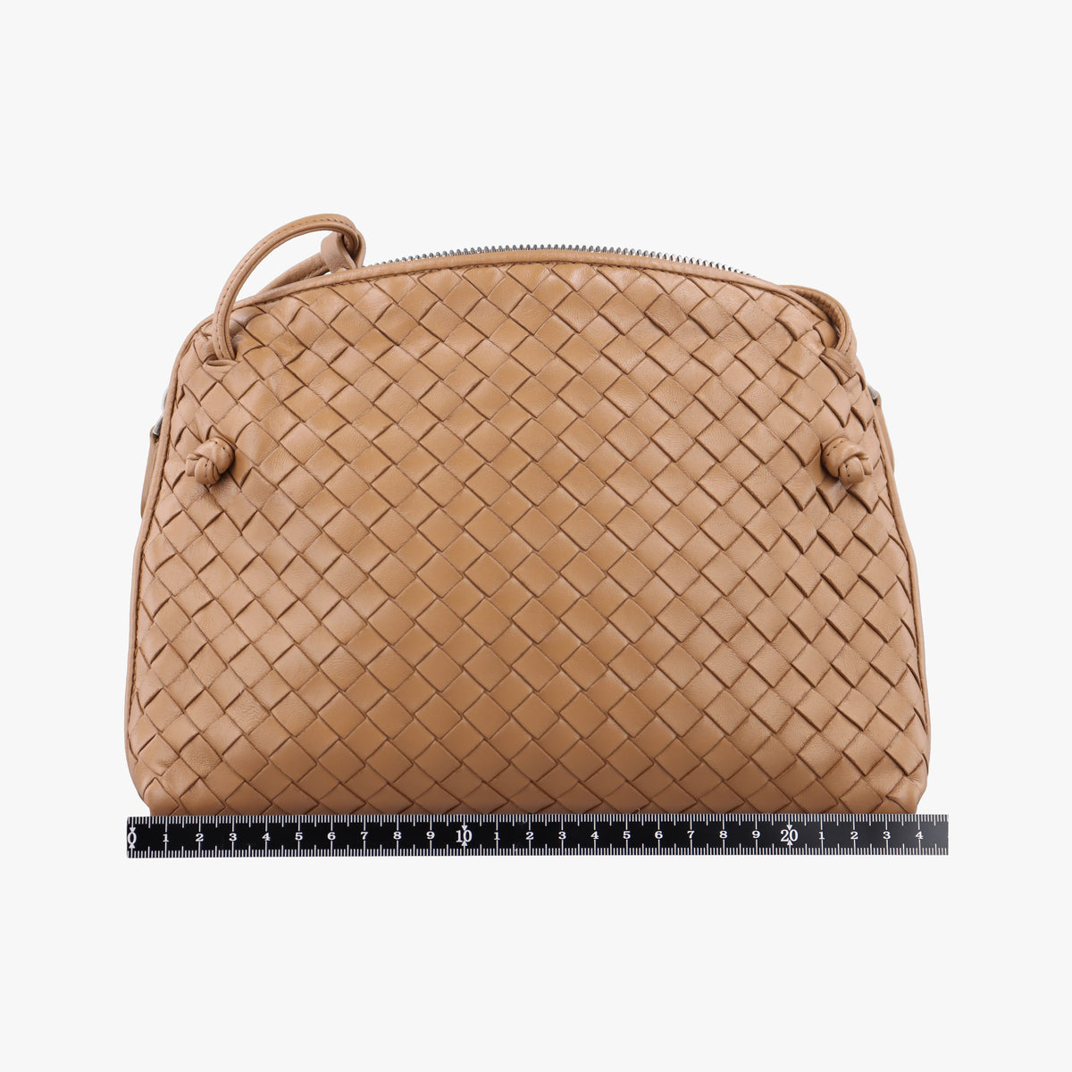 Vintage Bottega Veneta Nodini Intrecciato Beige Lambskin  shoulderbag | stylenewstar