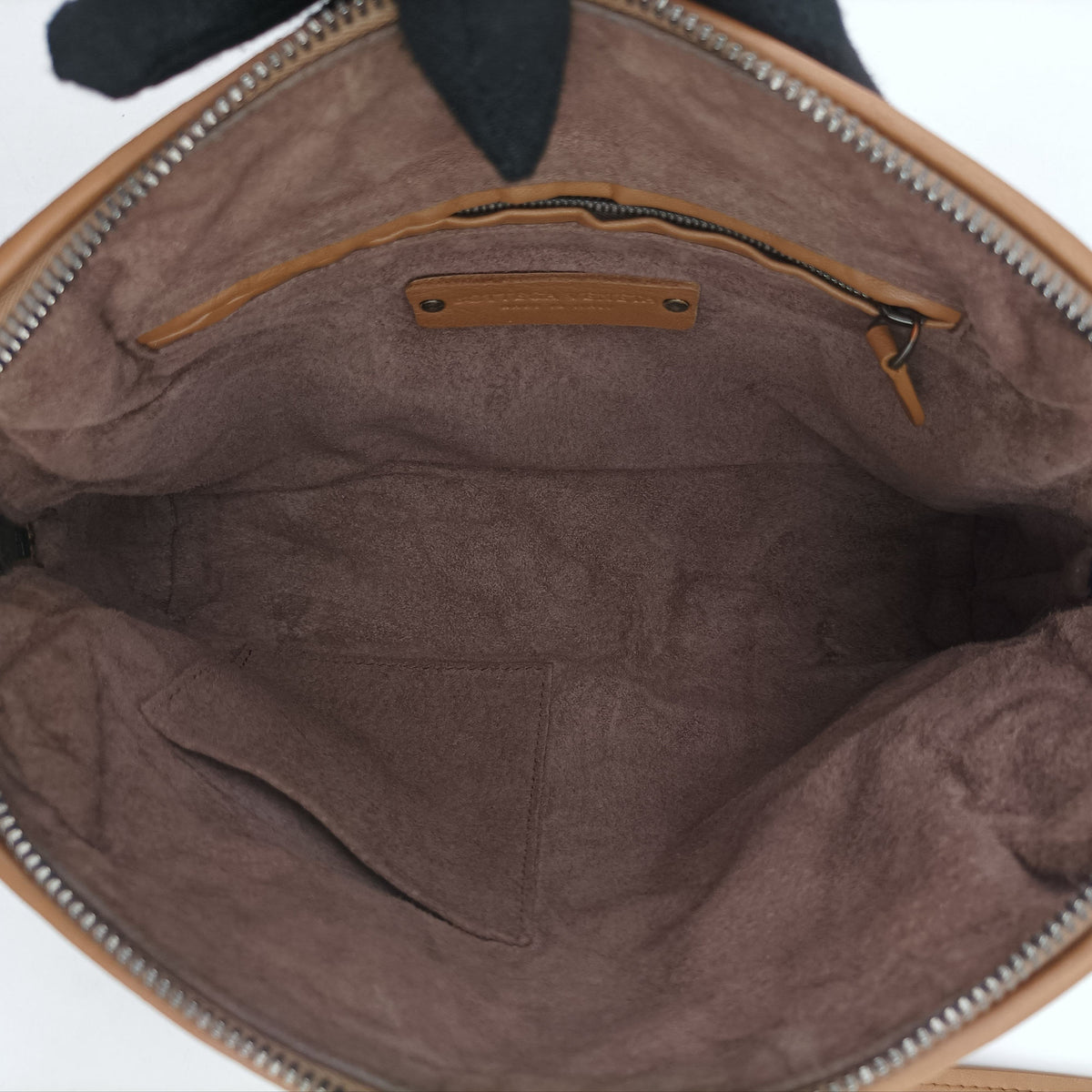 Pre-owned Bottega Veneta Nodini Intrecciato Beige Lambskin  shoulderbag | stylenewstar