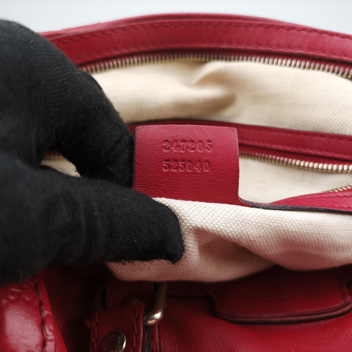 Vintage Gucci Sherry Line Red Leather 247205 shoulderbag | stylenewstar